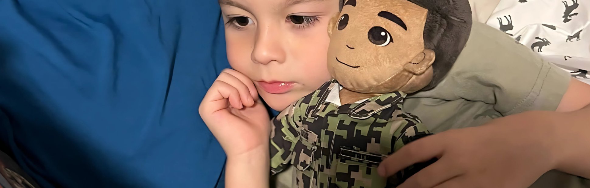 My Hero recordable daddy doll military gift for kids, deployment doll with voice recorder for emotional support and comfort