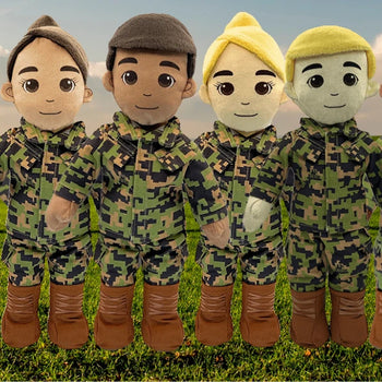 Custom Doll – Daddy Doll – Military Doll – Deployment Doll – Recordable Doll – Military Gift – Personalized Doll – Military Families