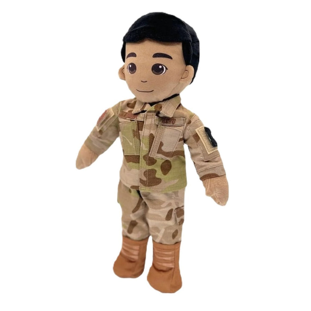 air force military plush daddy dolls & comfort doll with recordable voice. for military kids missing a deployed parent.