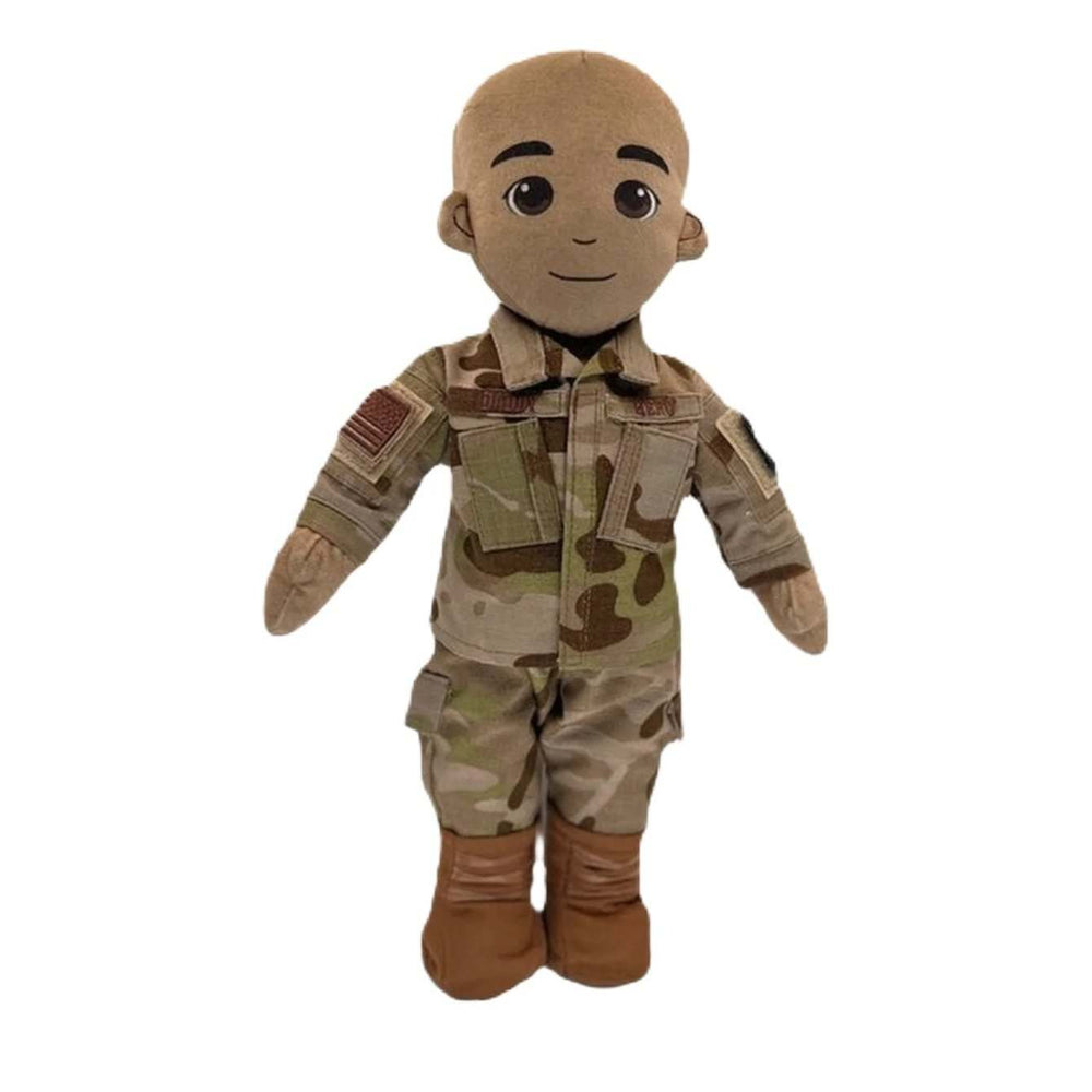 air force military plush daddy dolls & comfort doll with recordable voice. for military kids missing a deployed parent.