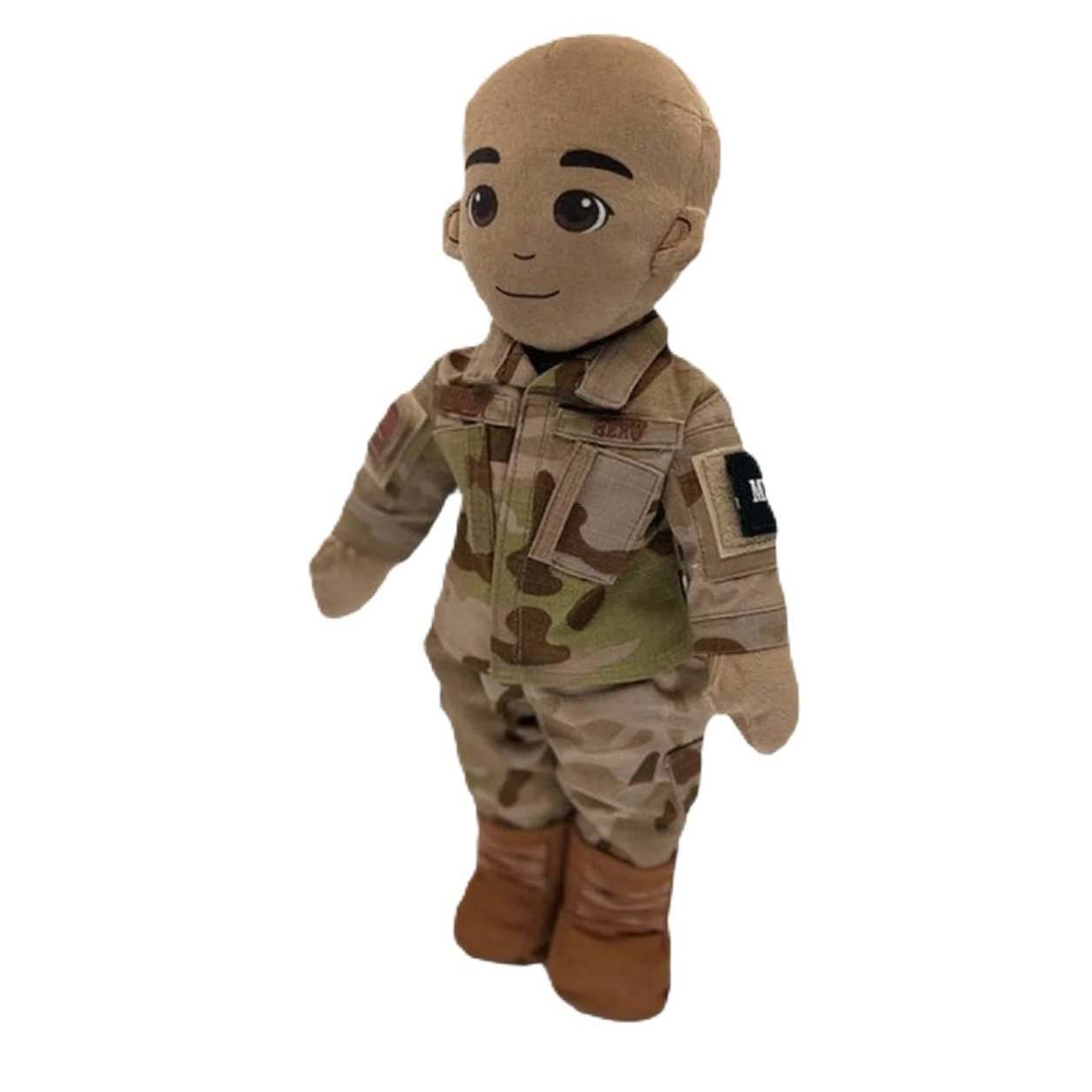 air force military plush daddy dolls & comfort doll with recordable voice. for military kids missing a deployed parent.