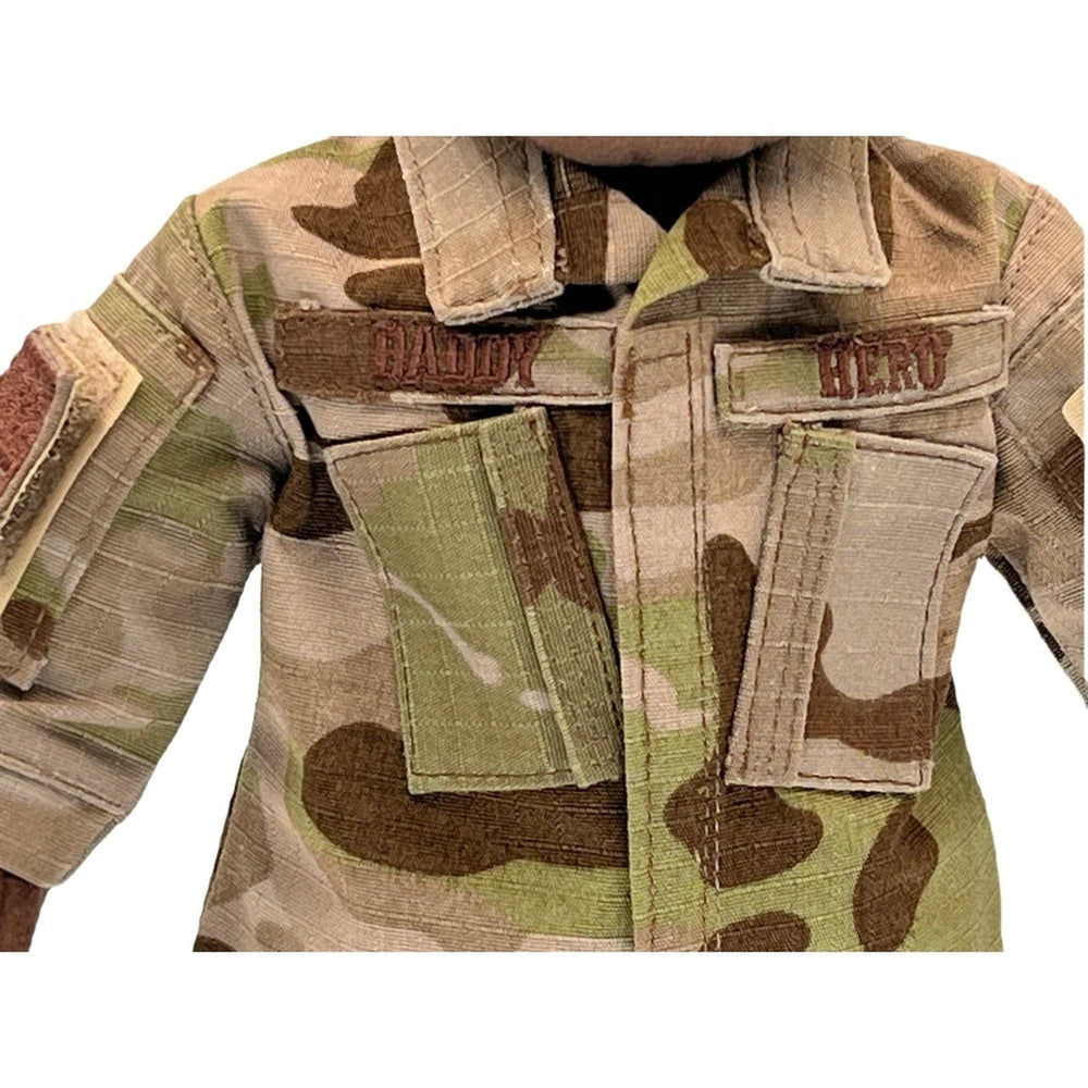 air force military plush daddy dolls & comfort doll with recordable voice. for military kids missing a deployed parent.