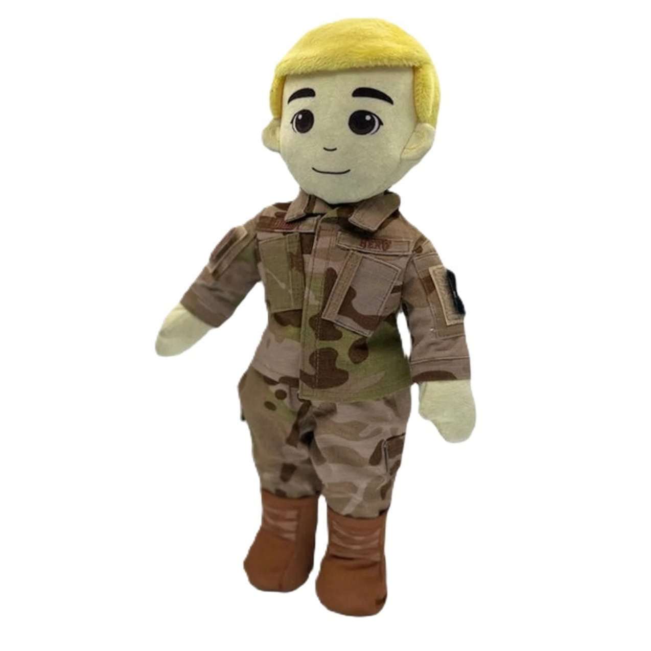air force military plush daddy dolls & comfort doll with recordable voice. for military kids missing a deployed parent.