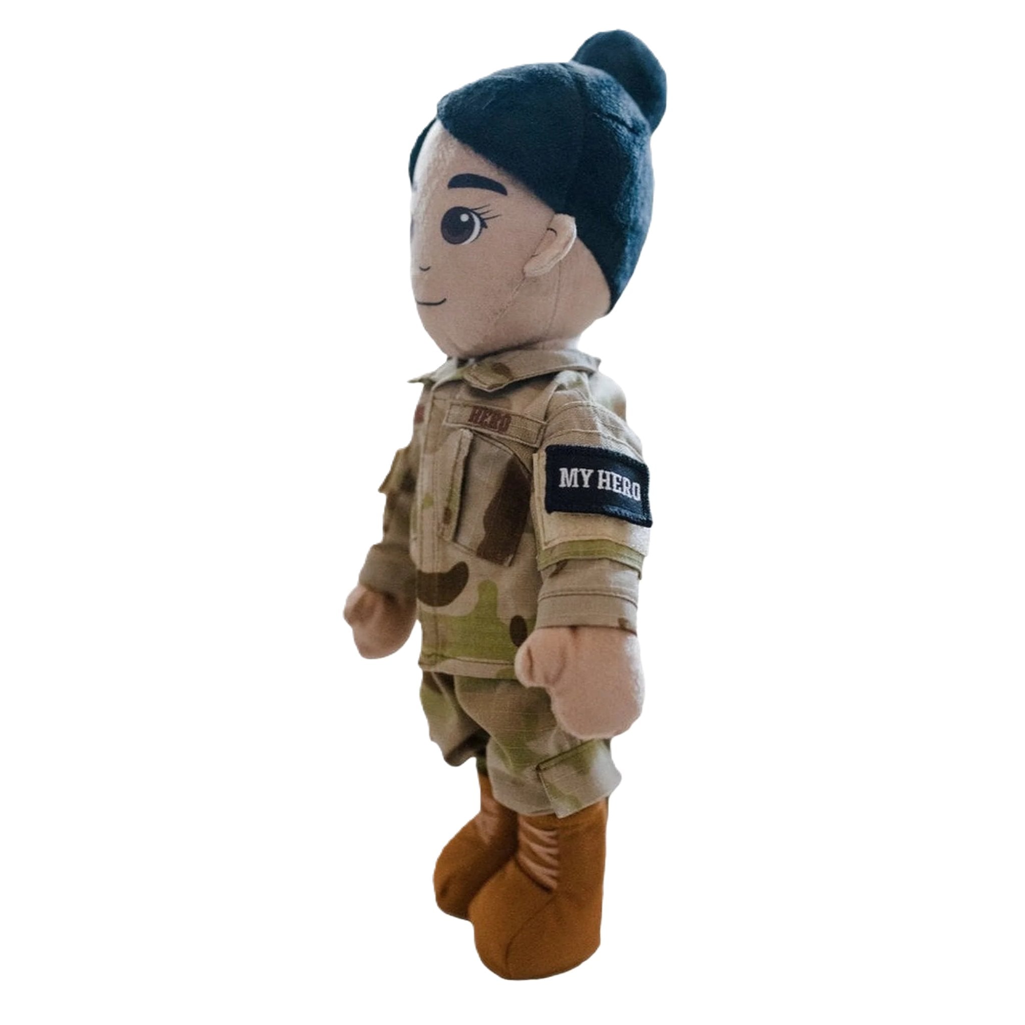 Customizable Doll, Personalized Doll, Military Doll, Daddy Doll, Mommy Doll, Blonde Hair Doll, Air Force Doll, Airman Doll, Recordable Doll, Military Doll, Talking Doll, and Deployment Doll for Military Kids