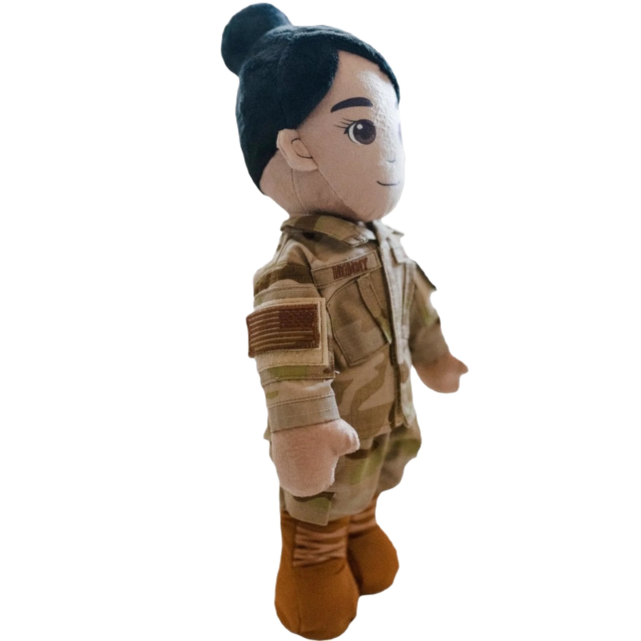 Customizable Doll, Personalized Doll, Military Doll, Daddy Doll, Mommy Doll, Blonde Hair Doll, Air Force Doll, Airman Doll, Recordable Doll, Military Doll, Talking Doll, and Deployment Doll for Military Kids