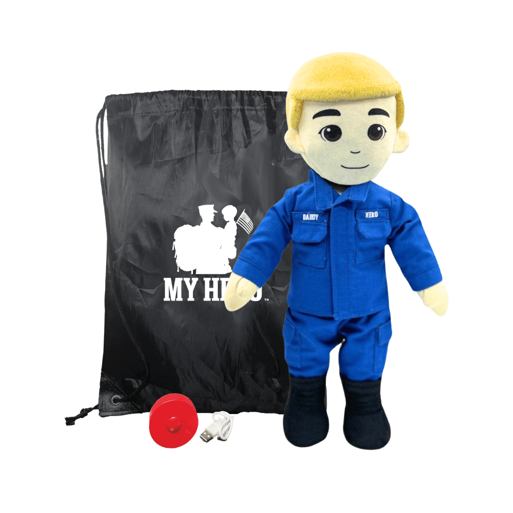 Build Your Coast Guard Teddy Bear & Military Dolls – Recordable Stuffed Animal - MY HERO