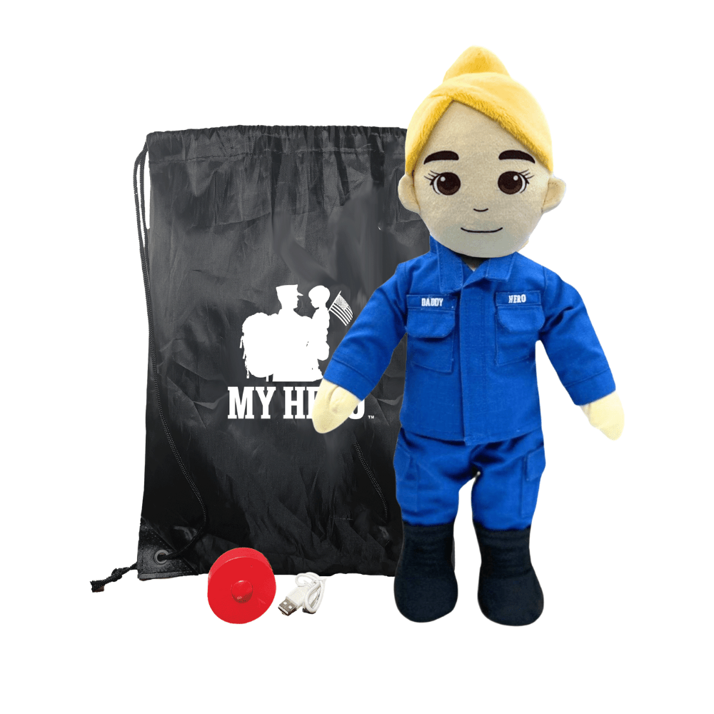 Build Your Coast Guard Teddy Bear & Military Dolls – Recordable Stuffed Animal - MY HERO