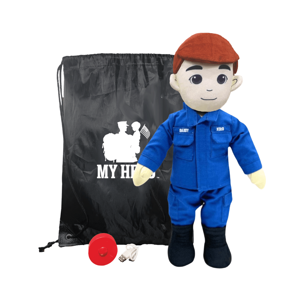 Build Your Coast Guard Teddy Bear & Military Dolls – Recordable Stuffed Animal - MY HERO