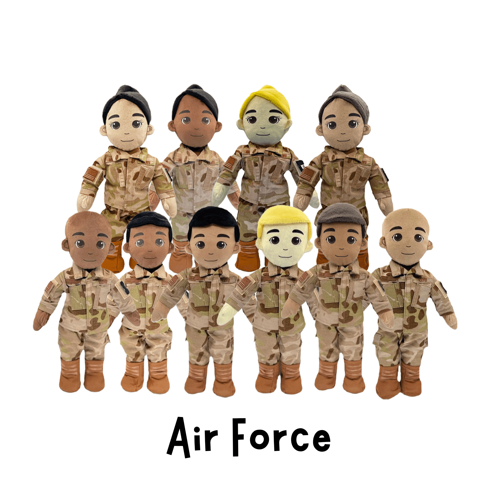Build Your Hero: Customizable recordable books and plush dolls designed to bring comfort to Army and Air Force families during deployment.