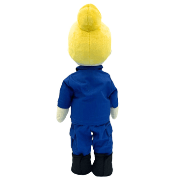 Military deployment doll – customizable voice-recording plush toy with uniform and patches, designed for comfort during long separations