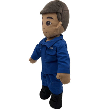 Military plush daddy doll – recordable huggable hero with personalized name patch and audio playback for bedtime or storytime