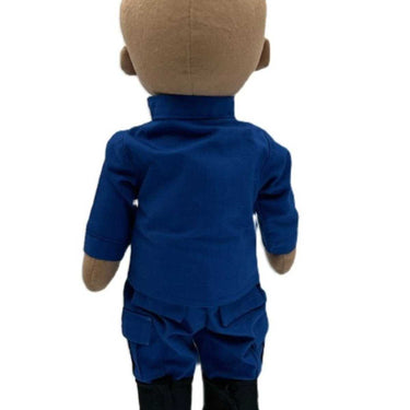 Army teddy bear – soft stuffed animal with embroidered uniform, name patch, and voice recorder, ideal for children of deployed service members