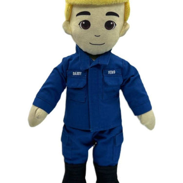 Navy plush daddy doll – recordable comfort doll in Navy uniform for kids to hear their dad’s voice while he’s deployed