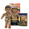 air force military plush daddy dolls & comfort doll with recordable voice. for military kids missing a deployed parent.