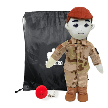 Customizable & Recordable My Hero Airman: Plush Air Force Daddy Doll - MY HERO