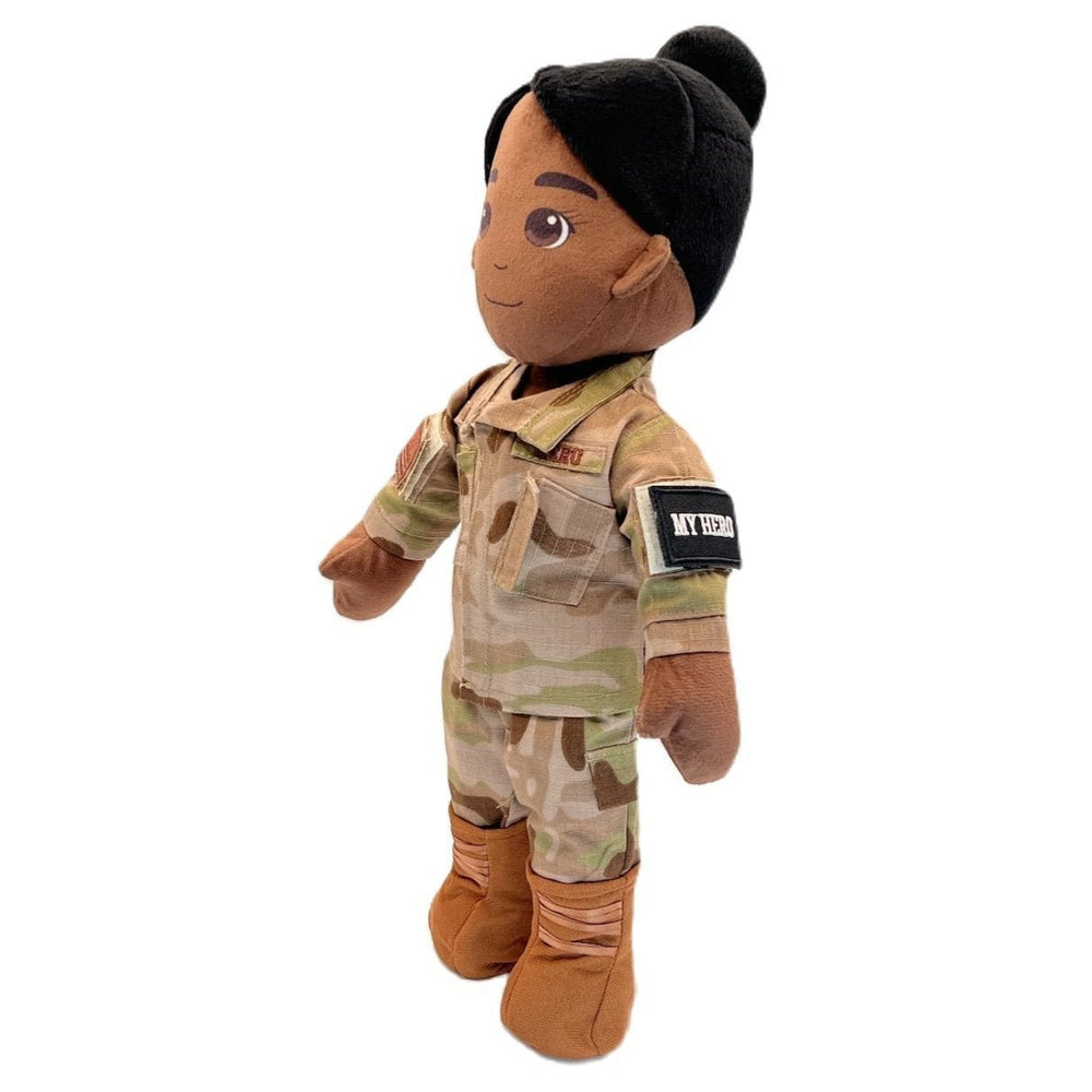 Customizable & Recordable My Hero Airman: Plush Air Force Mommy Doll - MY HERO