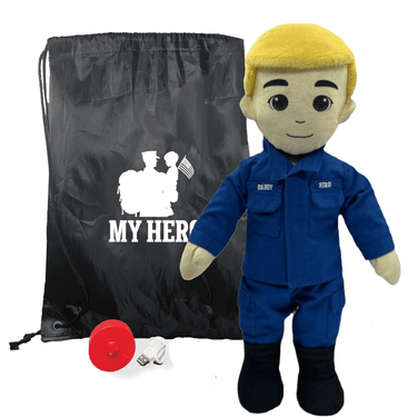 Deployment doll for kids – customizable military plush toy with voice recording, great for separation anxiety and emotional comfort