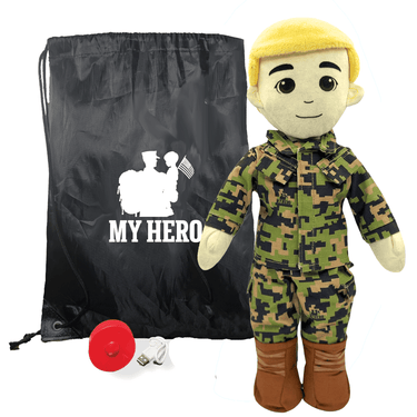 Custom family dolls – personalized dolls that look like you – record your voice Christmas book – military teddy bears for holiday cheer

