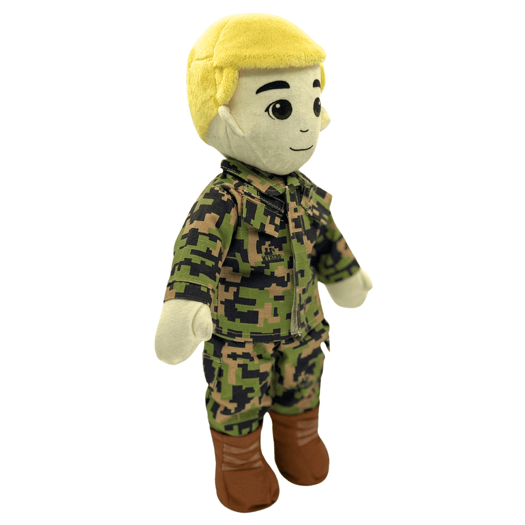 Military gift for kids missing dad, recordable daddy doll and book set, perfect deployment comfort bundle