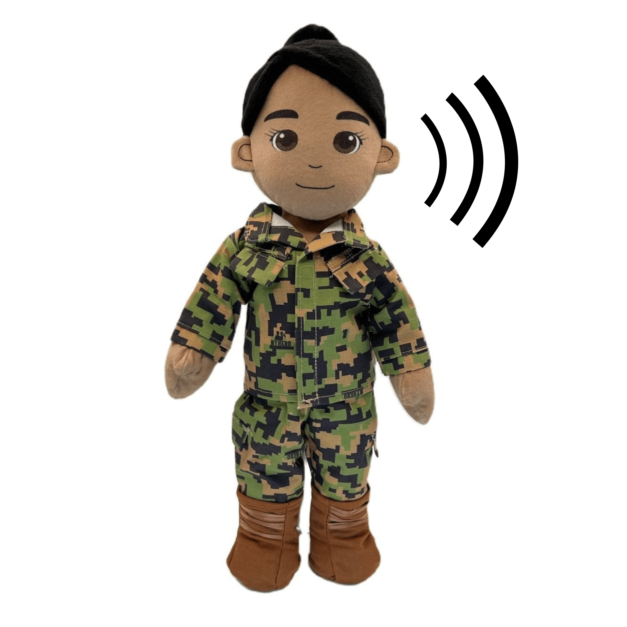 Customizable & Recordable My Hero Marine: Plush Marine Mommy Doll - MY HERO