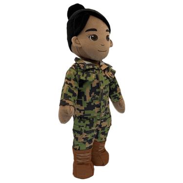 marine daddy doll – plush military toy – sends parent's voice – helps children during dad’s deployment overseas