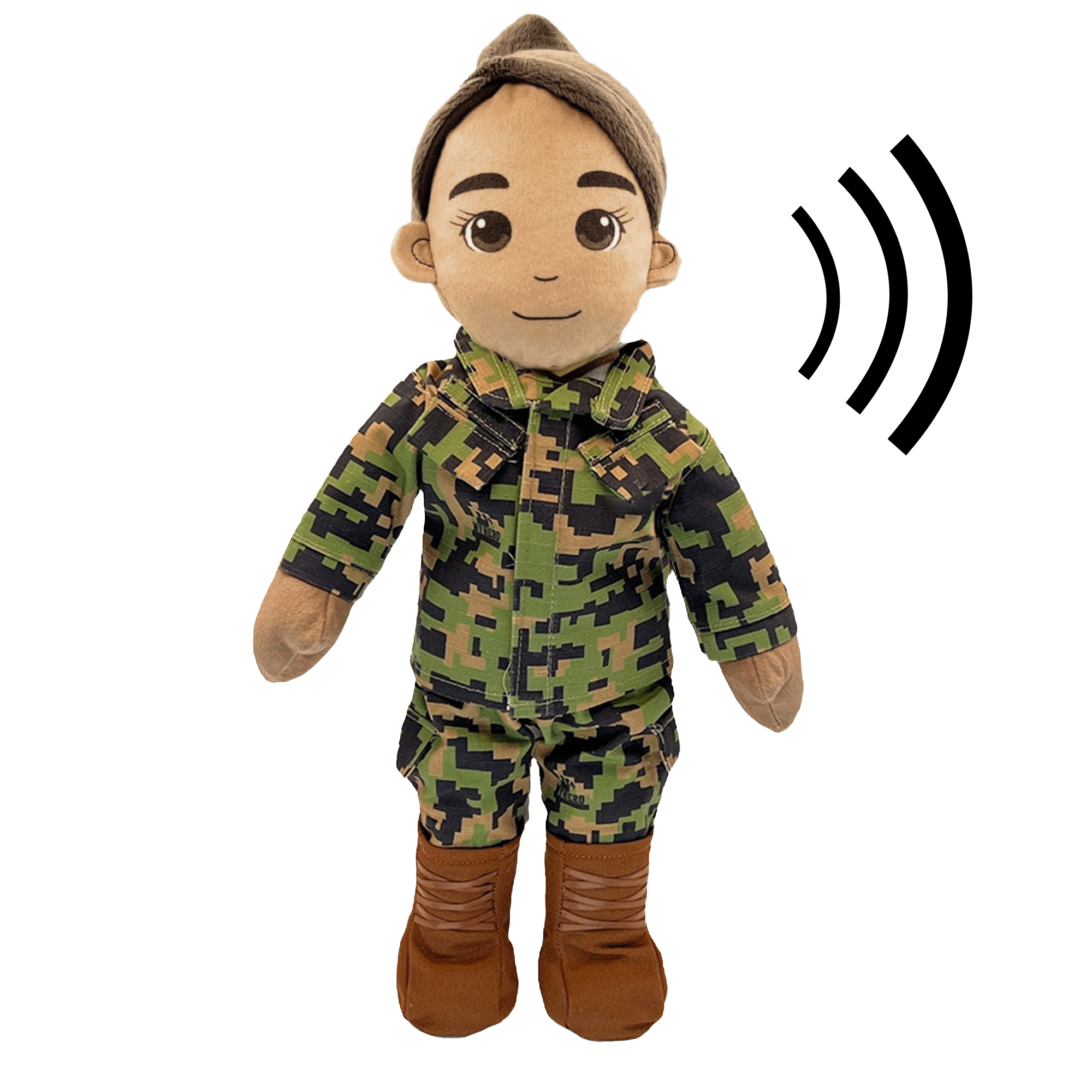 Customizable & Recordable My Hero Marine: Plush Marine Mommy Doll - MY HERO