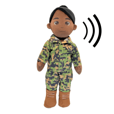 Customizable & Recordable My Hero Marine: Plush Marine Mommy Doll - MY HERO