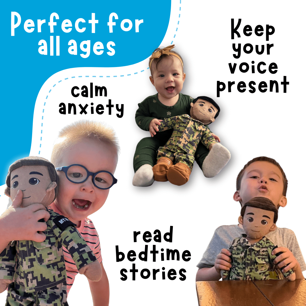 Customizable & Recordable My Hero Marine: Plush Marine Mommy Doll - MY HERO