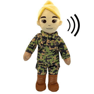 Customizable & Recordable My Hero Marine: Plush Marine Mommy Doll - MY HERO