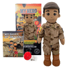 Army doll, soldier doll, Army deployment doll, soldier daddy doll, soldier mommy doll, deployment doll, comfort doll, recordable Army doll, recordable soldier doll, military soldier doll, plush Army doll, Army stuffed animal, Army plush toy, talking soldier doll, speaking doll, bedtime story doll, voice recording doll, keepsake Army doll, Army gift for kids, soldier gift for toddlers, Army storytime doll, military baby gift, soldier parent deployment gift, Army dad gift, Army mom gift, camouflage doll, Army