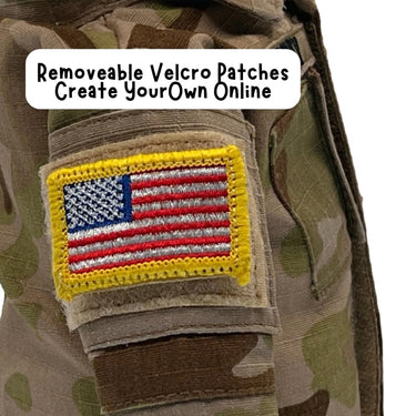 Customizable & Recordable My Hero Soldier: Plush Army Daddy Doll - MY HERO