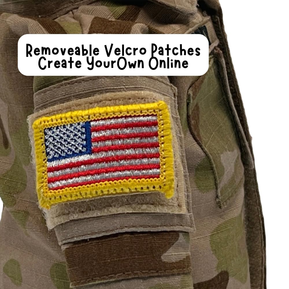 Customizable & Recordable My Hero Soldier: Plush Army Daddy Doll - MY HERO