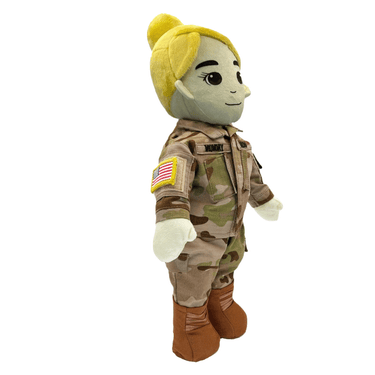 Coast guard dolls – personalized plush doll – recordable dolls for deployment nights – custom couple dolls for families

