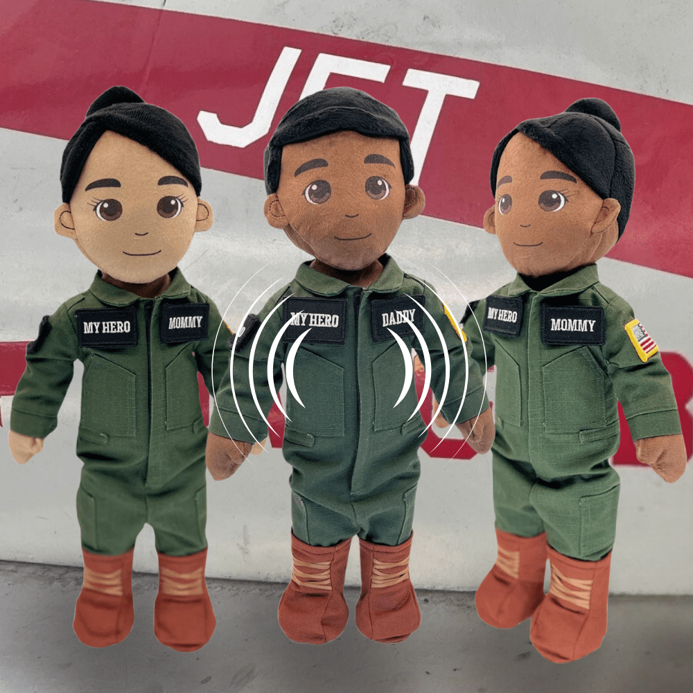 Flight Suit Hero Doll | Recordable Aviator Plush in Flight Suit - MY HERO