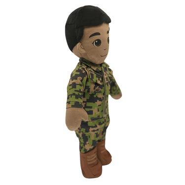 My Hero recordable daddy doll military gift for kids, deployment doll with voice recorder for emotional support