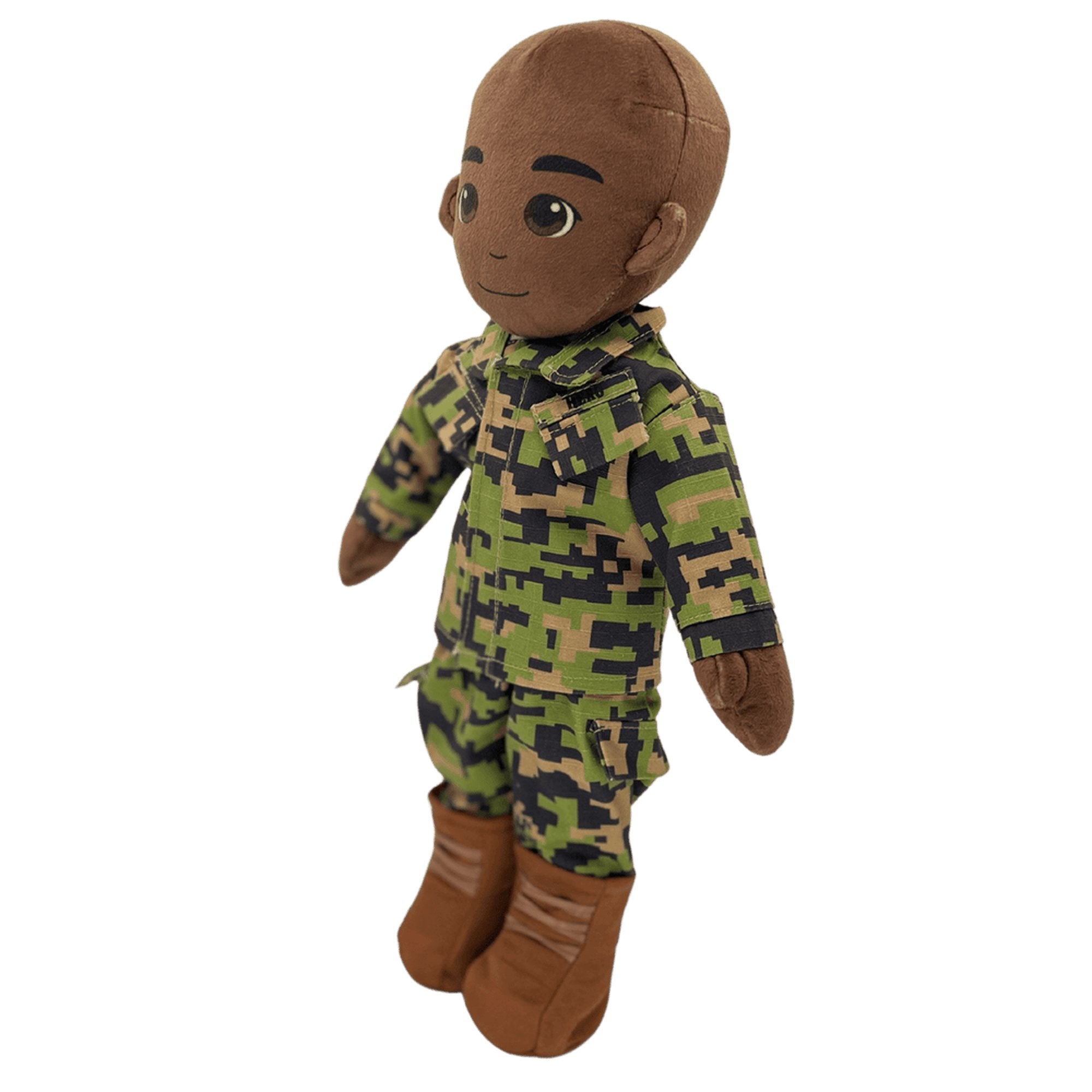 Voice recording daddy doll in military uniform, ideal deployment doll and military gift for kids missing their dad