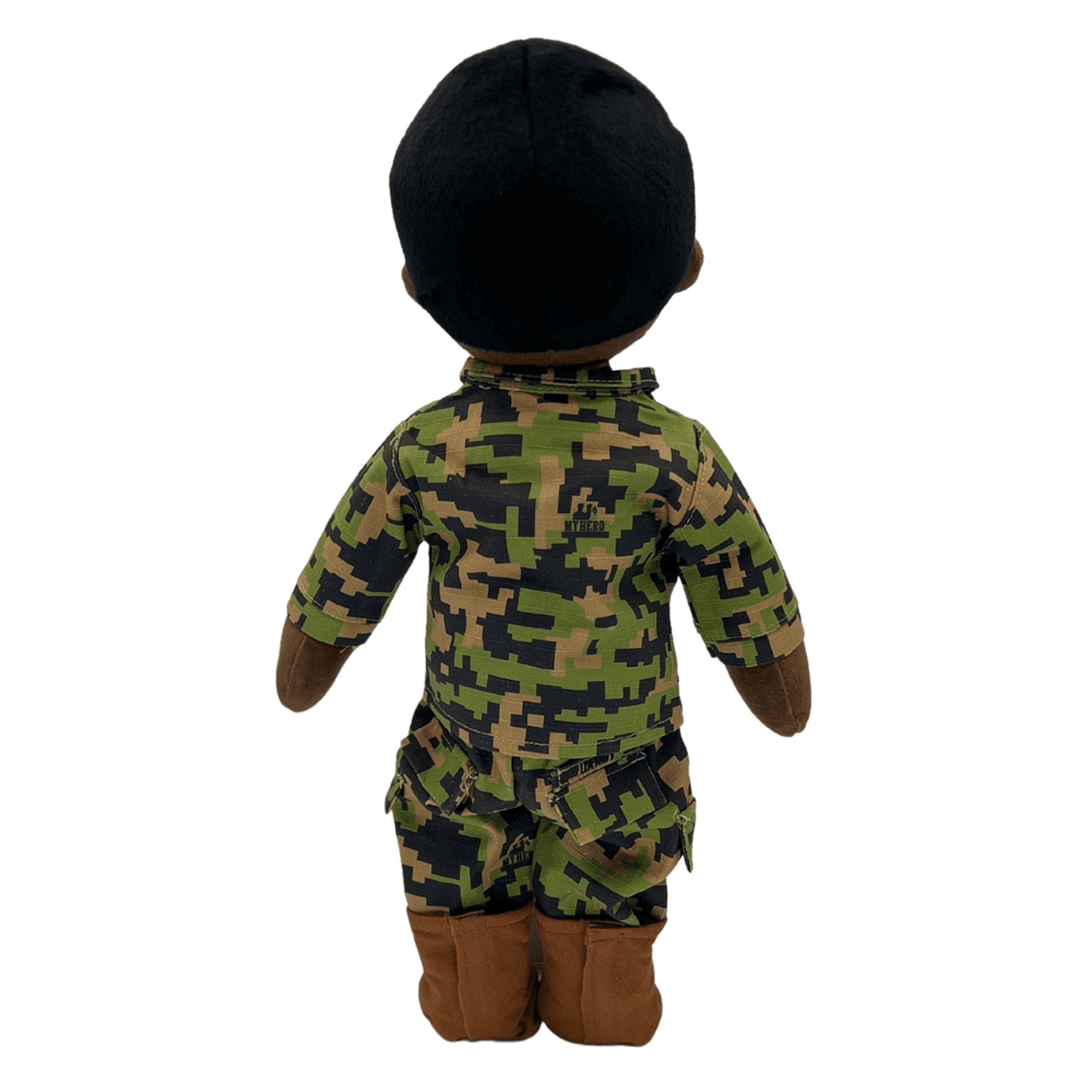 Daddy dolls for military children, recordable plush dolls with custom patches, perfect military deployment gift