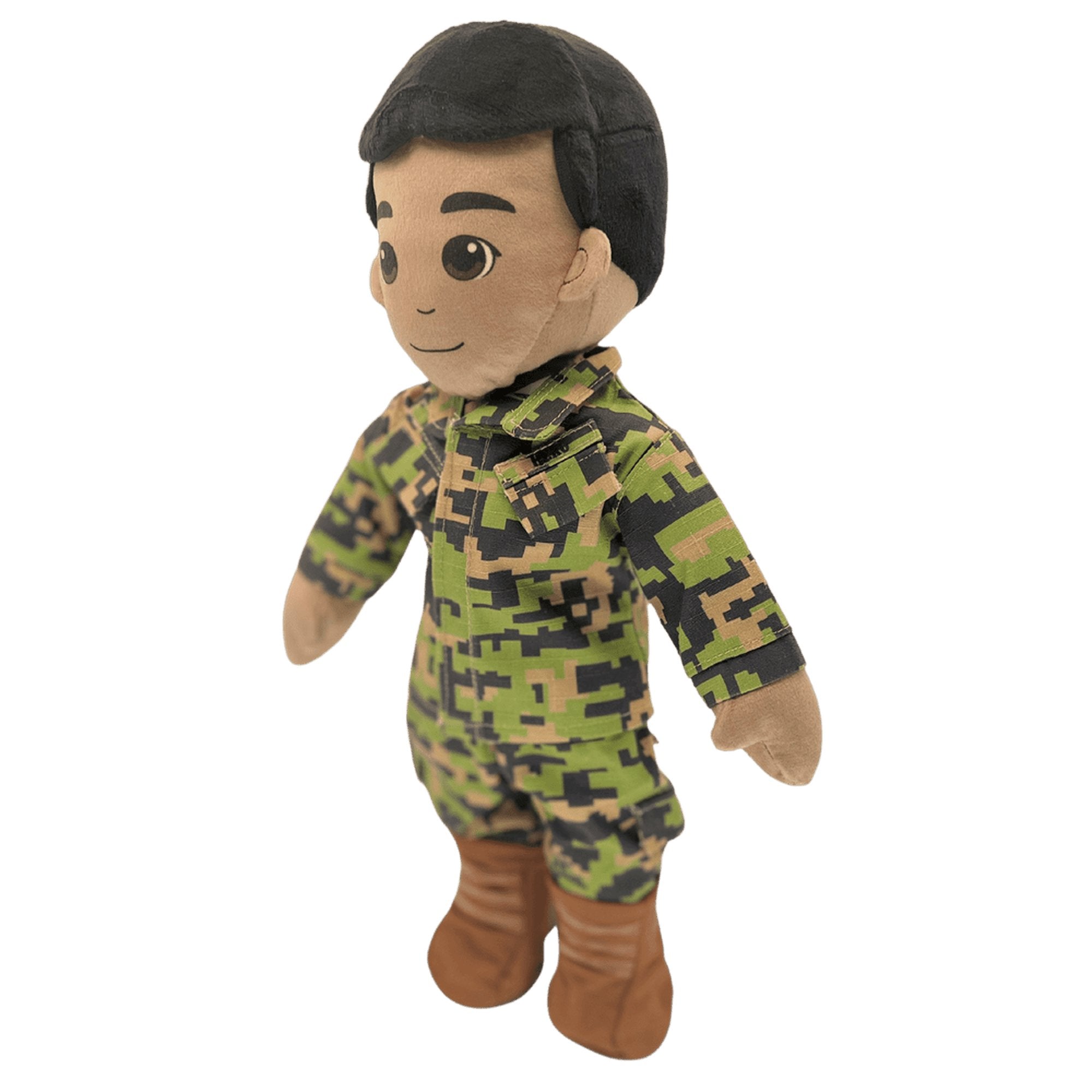 My Hero recordable daddy doll military gift for kids, deployment doll with voice recorder for emotional support
