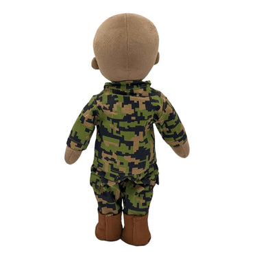 Recordable military daddy dolls with speaking function, great gift for kids of deployed service members