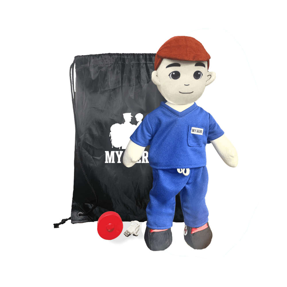 Medical Hero Dolls in Scrubs – Recordable Plush for Nurses, Doctors & More - MY HERO