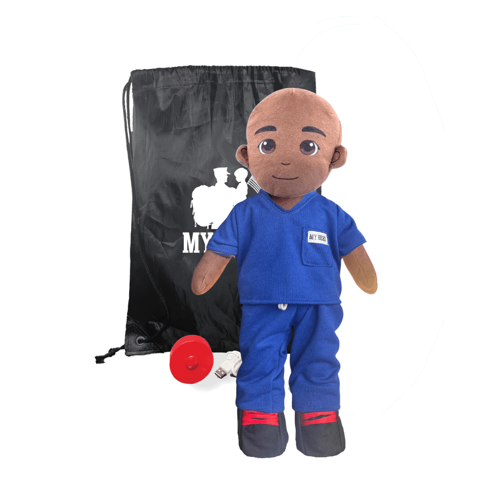 Medical Hero Dolls in Scrubs – Recordable Plush for Nurses, Doctors & More - MY HERO