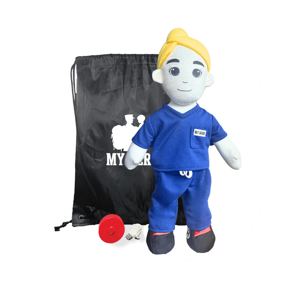 Medical Hero Dolls in Scrubs – Recordable Plush for Nurses, Doctors & More - MY HERO