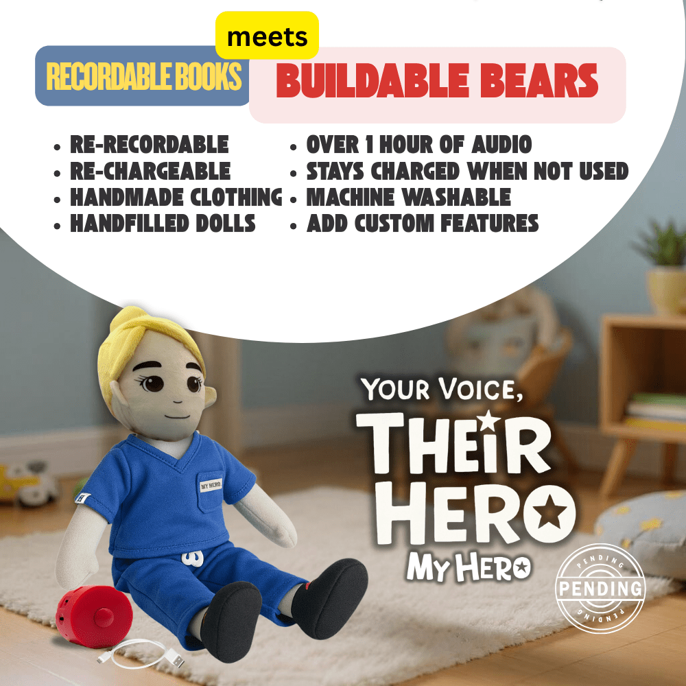 Medical Hero Dolls in Scrubs – Recordable Plush for Nurses, Doctors & More - MY HERO