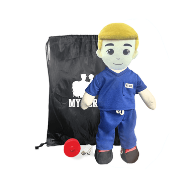 Medical Hero Dolls in Scrubs – Recordable Plush for Nurses, Doctors & More - MY HERO