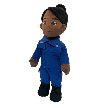 Military stuffed animal for kids – customizable teddy bear with dog tags, uniform, and voice recorder for emotional support