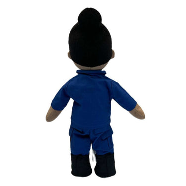 Customizable military mommy doll – soft plush with voice recorder, perfect for children missing deployed moms or long-distance parenting