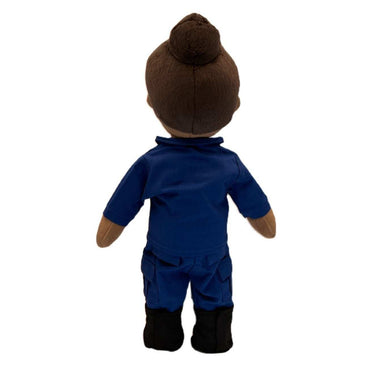 Military plush daddy doll – recordable huggable hero with personalized name patch and audio playback for bedtime or storytime