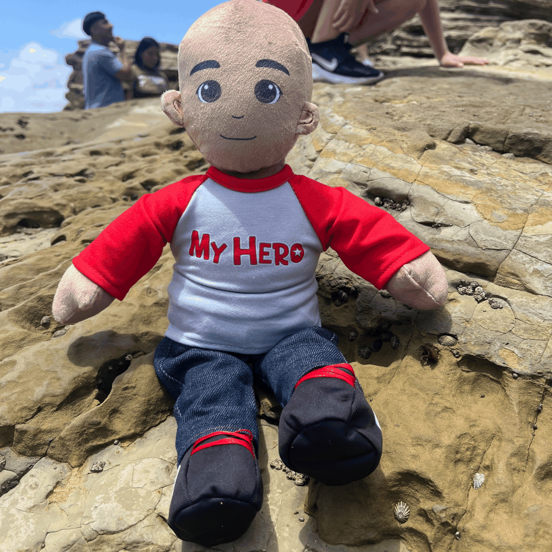 My Storytime Hero – Voice Recordable Plush Doll for Families | UMBO | Grandma Dolls | Grandpa Dolls | Parent Dolls | Compare to Recordable Books - MY HERO