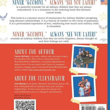 Never Goodbye Book | Valerie McNulty Book | MY HERO