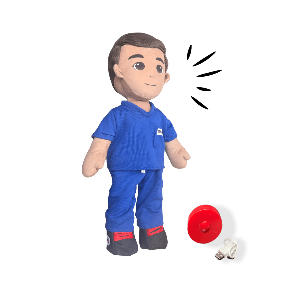 Nurse Doll | Doctor Doll | EMT Doll | Medical Hero Doll | Plush Doll in Scrubs | Stuffed Animal in Uniform | Doctor Stuffed Animal | Nurse Plush Toy | Medical Teddy Bear | Healthcare Worker Doll - MY HERO